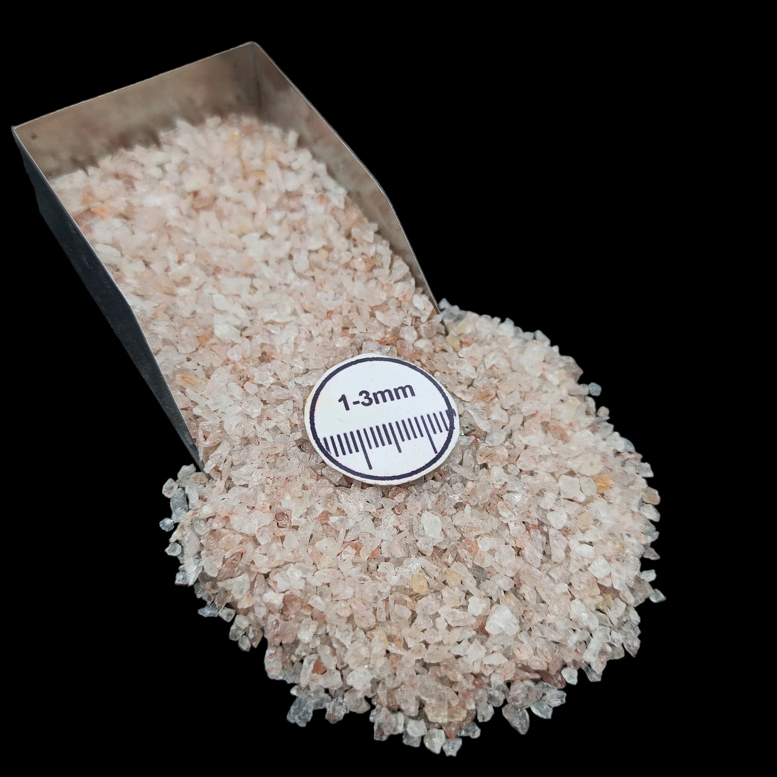 Strawberry Quartz 1-3mm Crushed Gemstone for Resin Art Inlay Decor