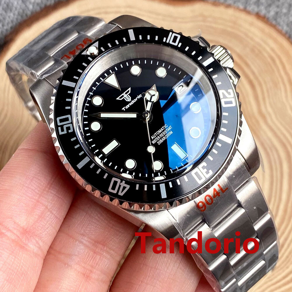 20ATM Diving 40mm AR Domed Sapphire Glass Japan NH35A Automatic Mens Watch Date