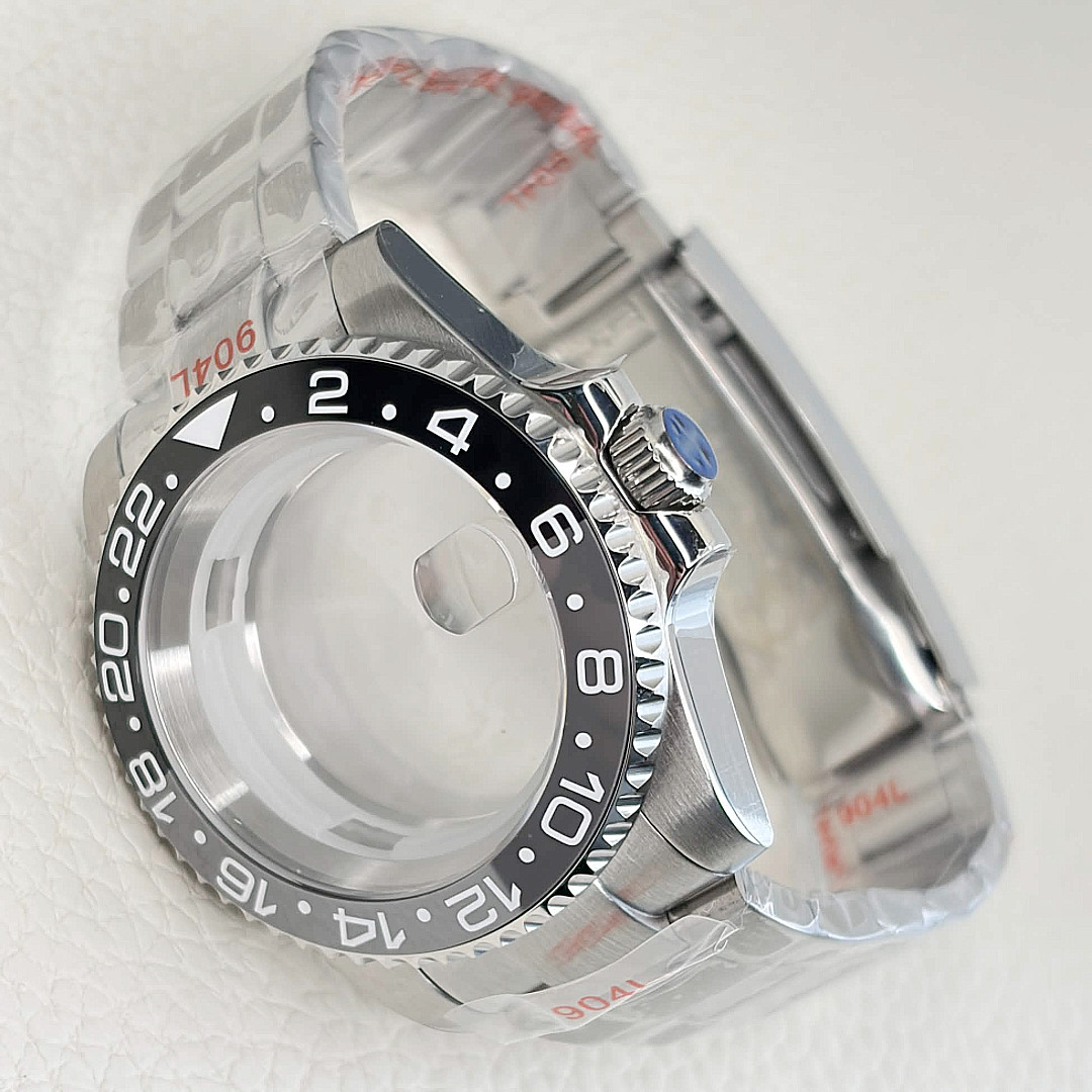 20ATM 40MM Watch Case Ceramic Bezel Sapphire Glass Fit ETA 2824 Movement Mod