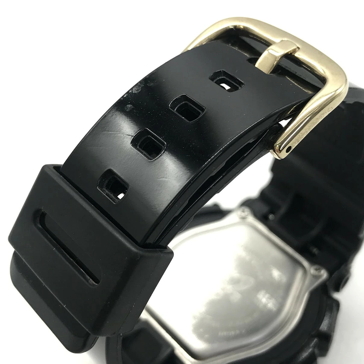 Used Baby G Baby G Analog Digital Quartz Wristwatch BA 110 1AJF Black Gold Kuray