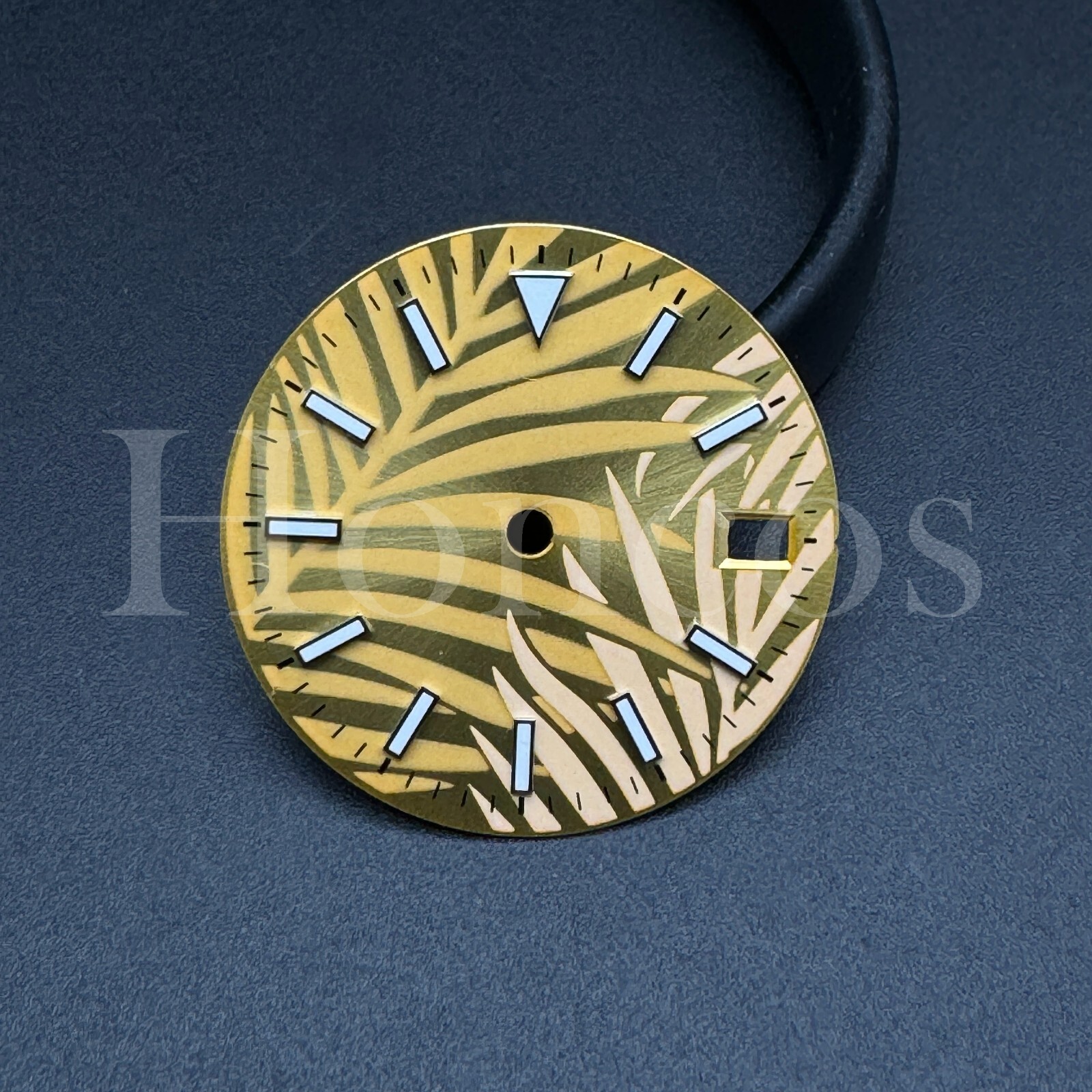 28.50MM Explorer Palm Leaves Dial Fits for Japan NH35/36/4R/7S Auto Movement GD