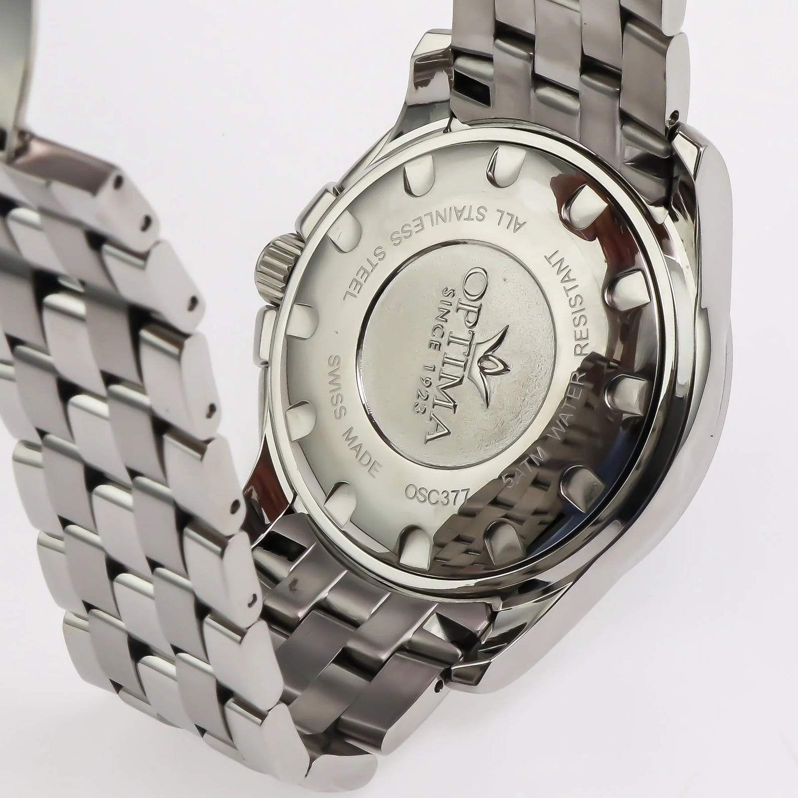 Optima – Swiss Chronograph – OSC377-SS-3 Swiss Quartz Ronda 48.15mm OSC377 50