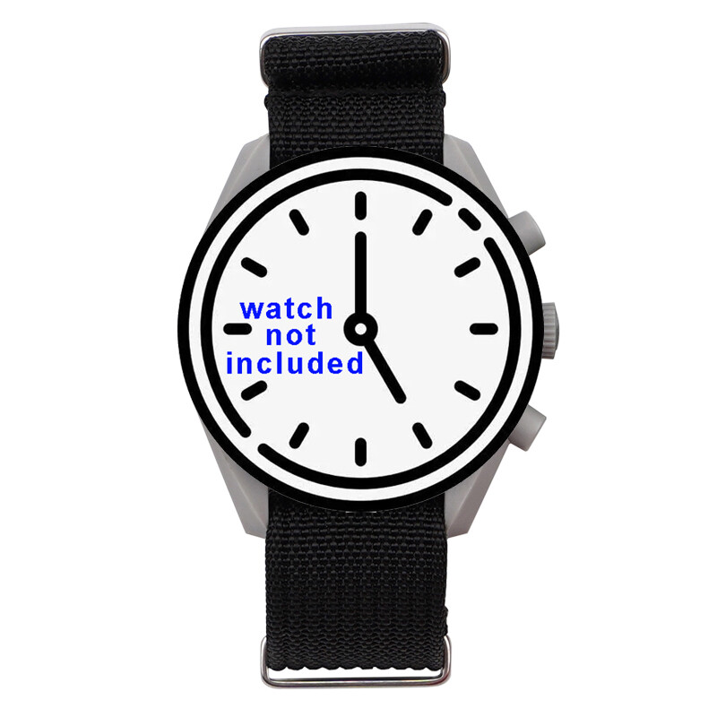 20mm Sport Bracelet Watch Strap Retro One-Piece Long Watchband Weave Nylon Bands