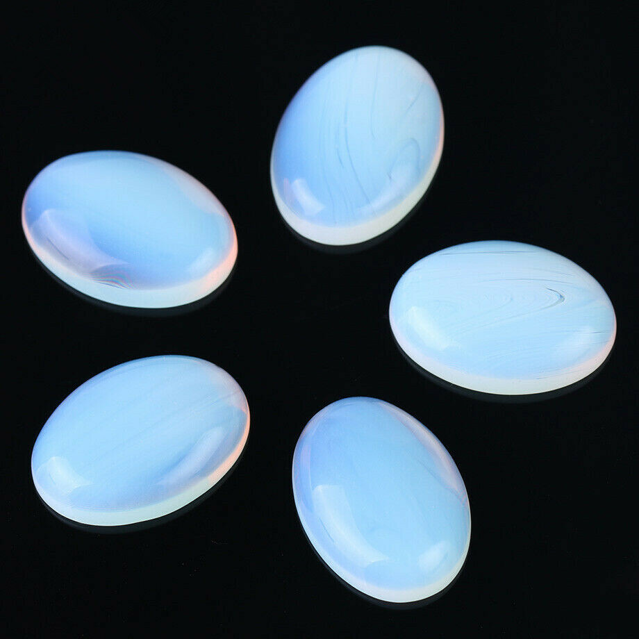 15x20mm Opal Stone 30pcs Oval No Hole CAB Cabochon for Jewelry No Holes