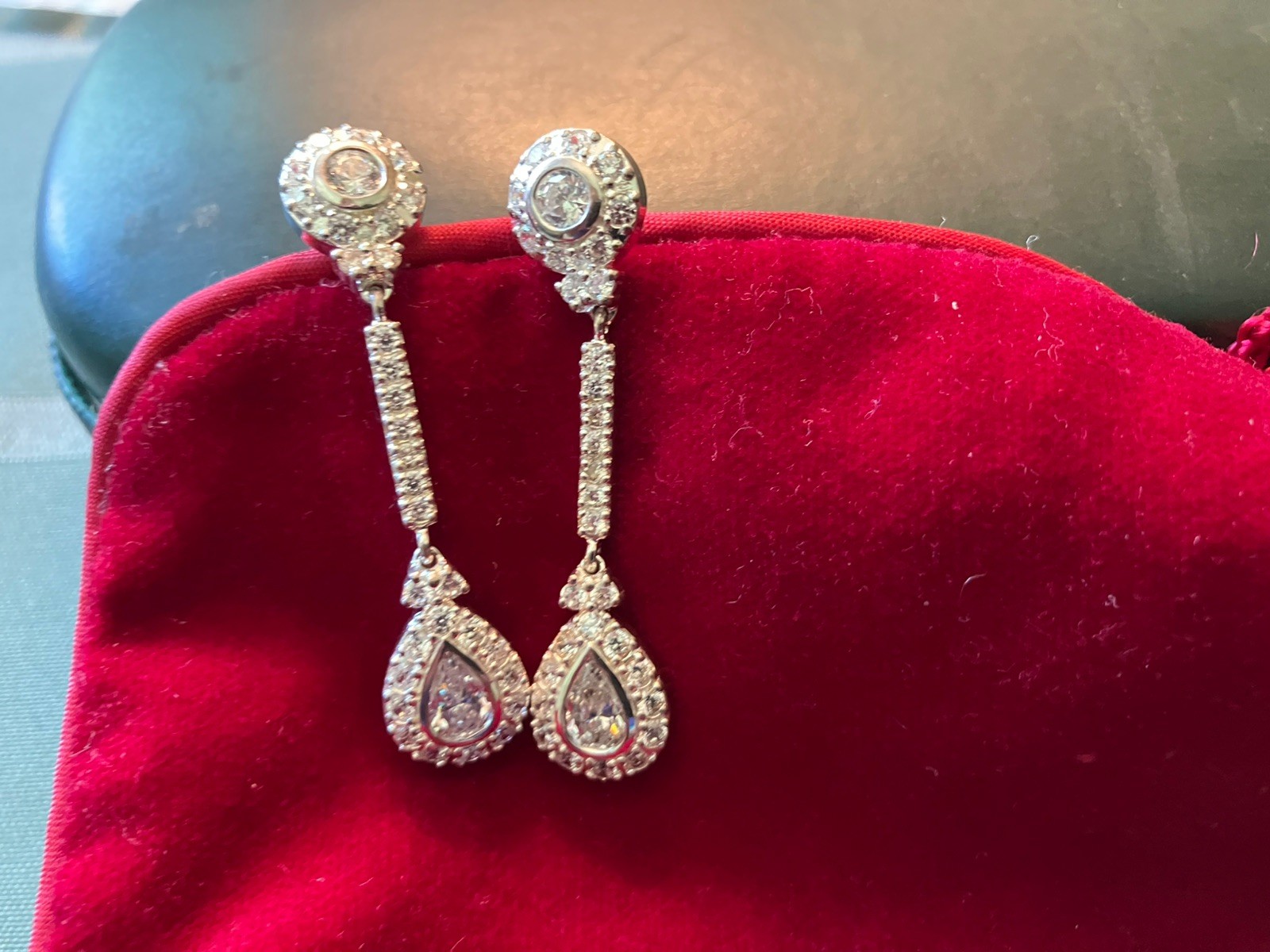 Sterling Silver Wedding Earrings