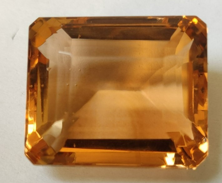AAA+ 85.80 Ct. Large Imperial Topaz Emerald Cut Loose Gemstone Gift for Birthday