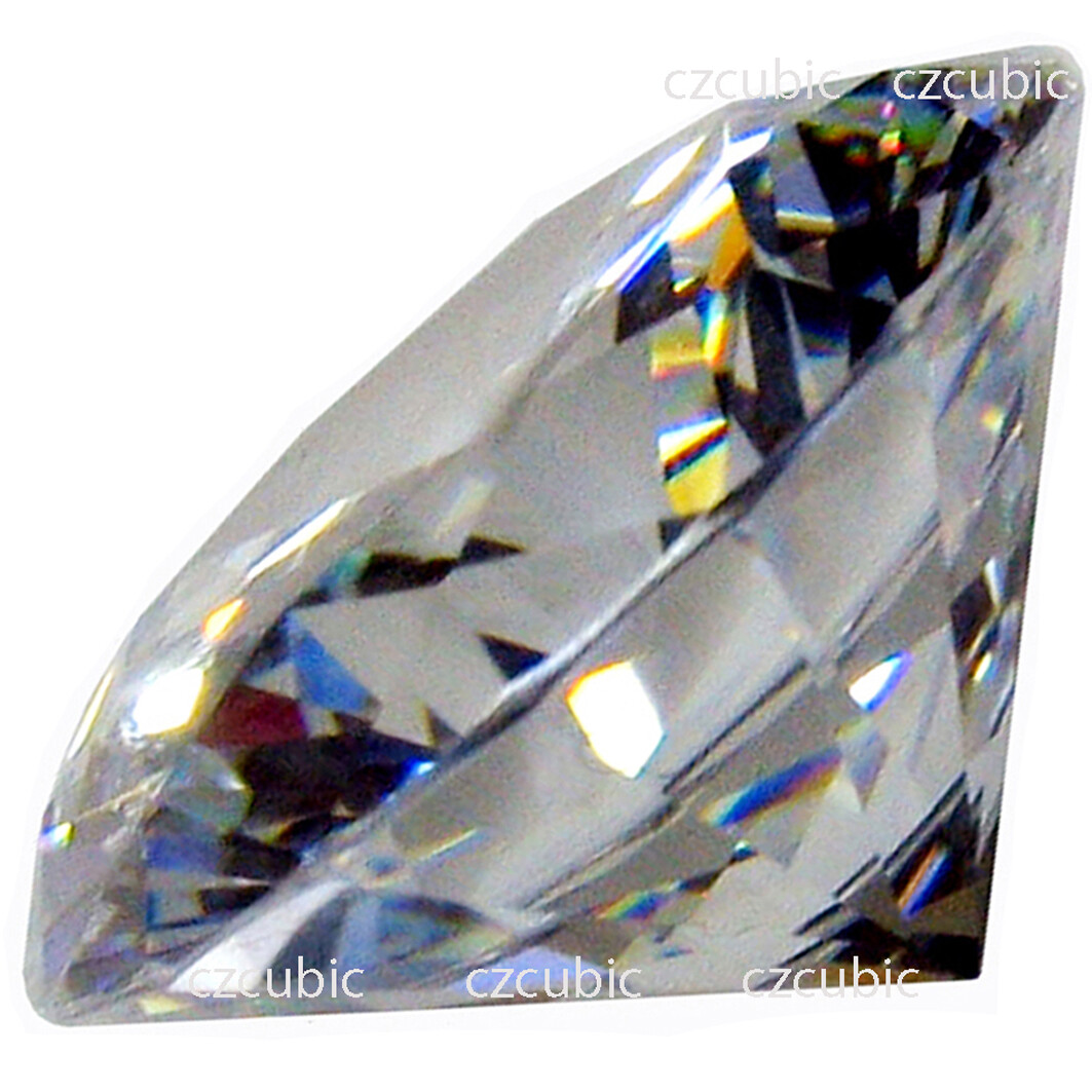 CUBIC ZIRCONIA LOOSE ROUND STONES CLEAR CZ EXCELLENT TOP 7A QUALITY US SHIPPER 2
