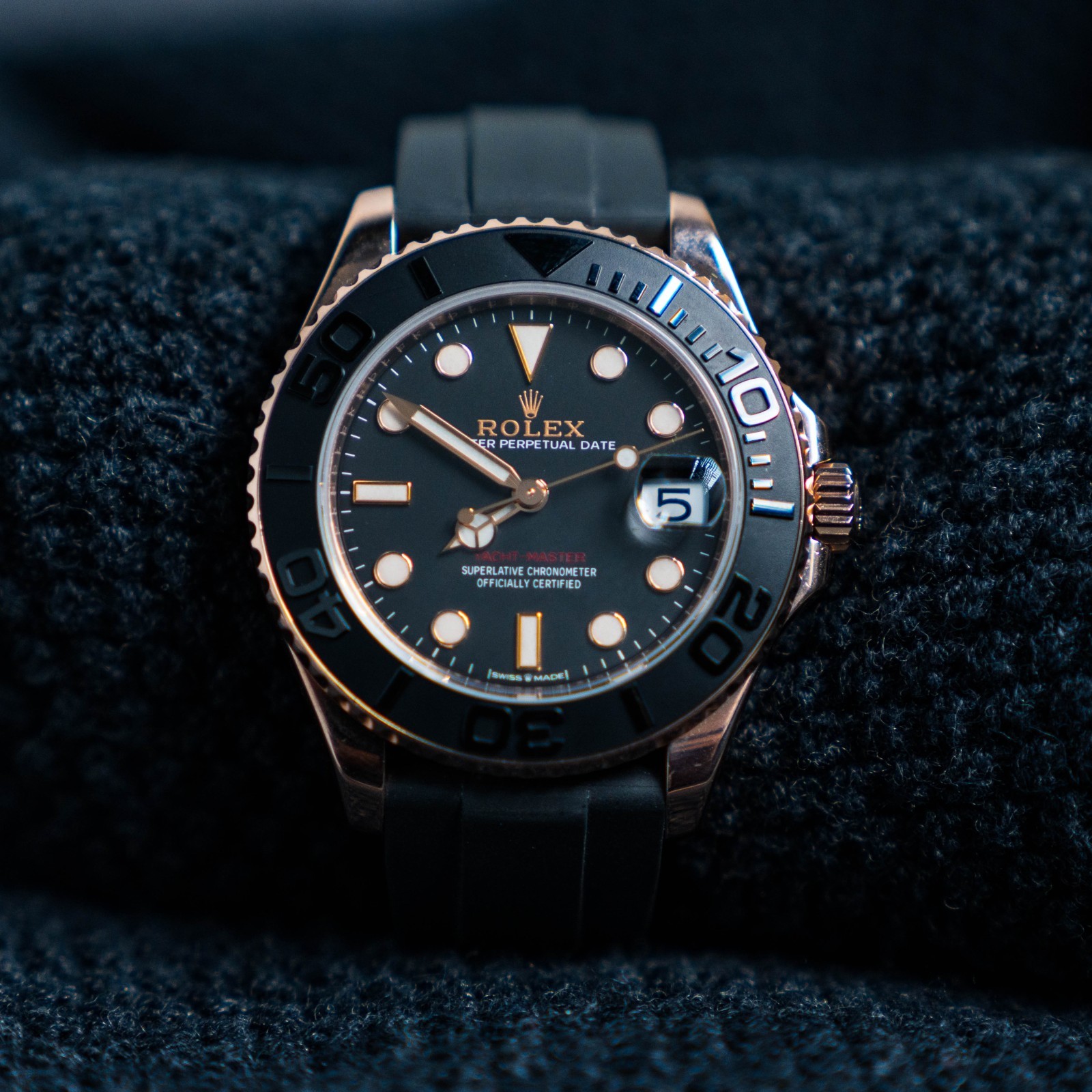 Rolex Ladies Yacht-Master 268655 37mm Rose Gold Women’s Watch