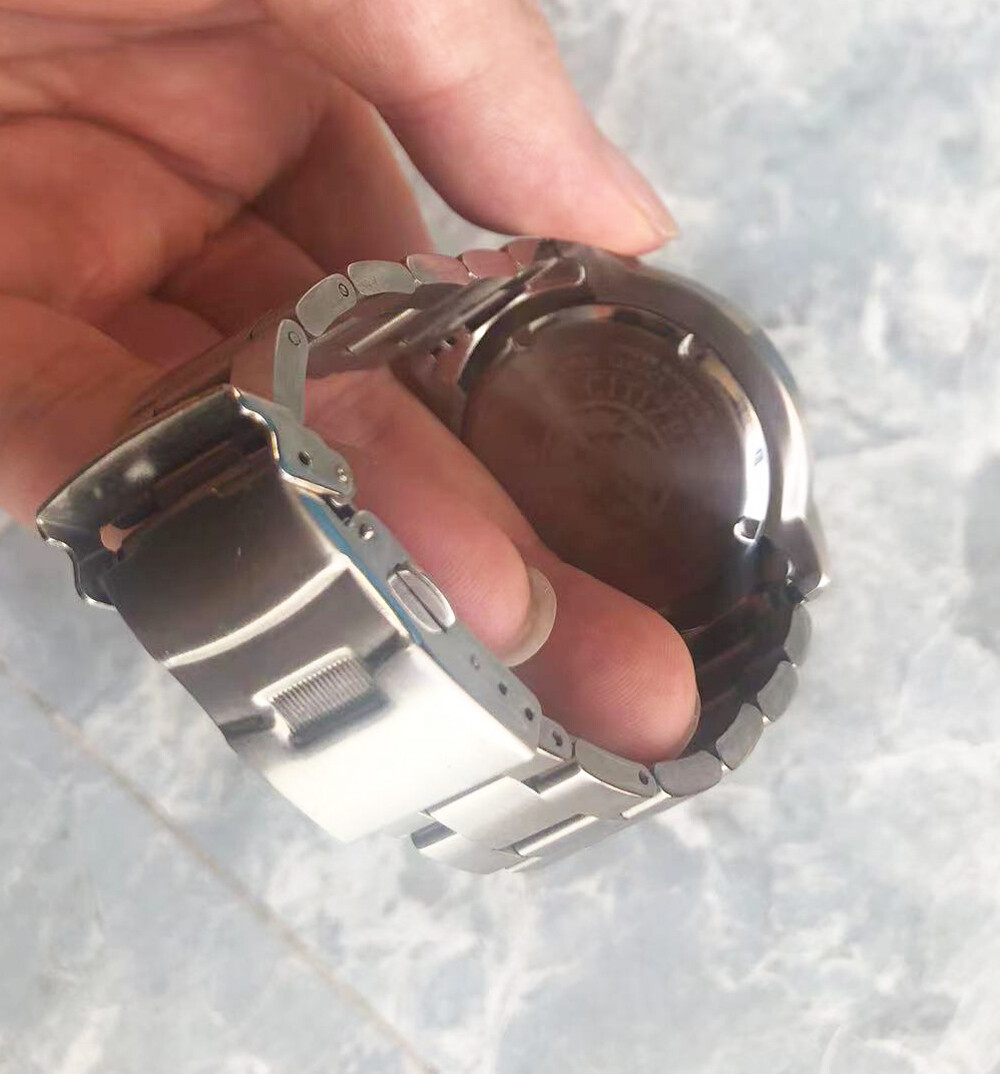 Watch Band For Citizen NY0086-16L NY0086-83L Curved Stainless Steel Oyster 20mm
