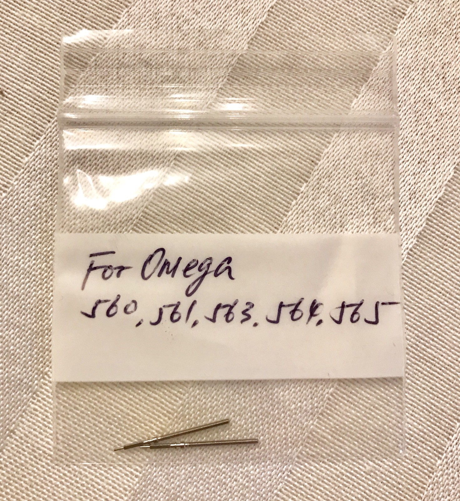 Omega Cal 560, 561, 563, 564, 565, 750, 751, 752 Replacement Winding Stem X2 !!!