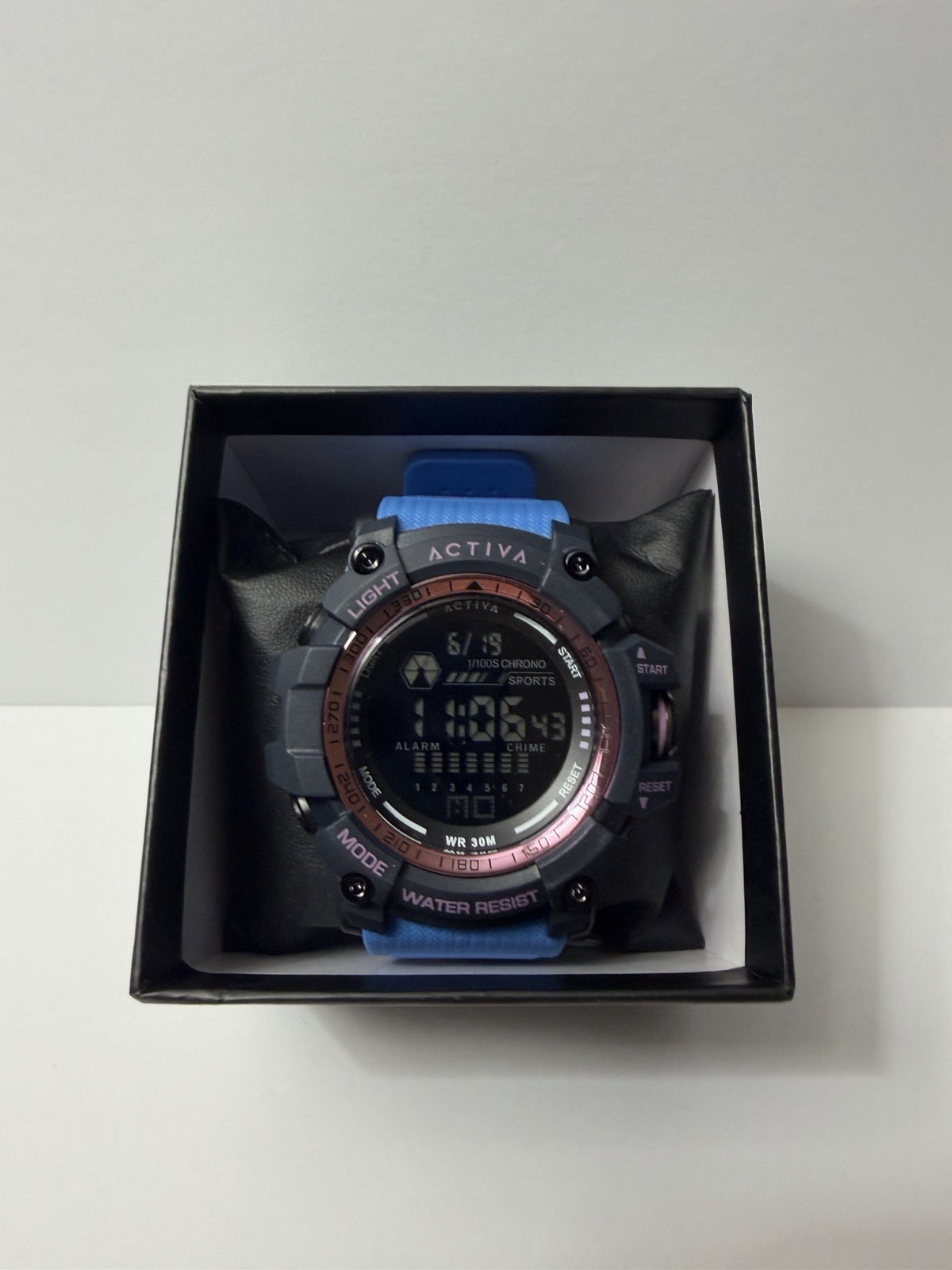 Activa ACW8020-007 Digital Sport Quartz Watch Alarm Chrono Backlight WR30m