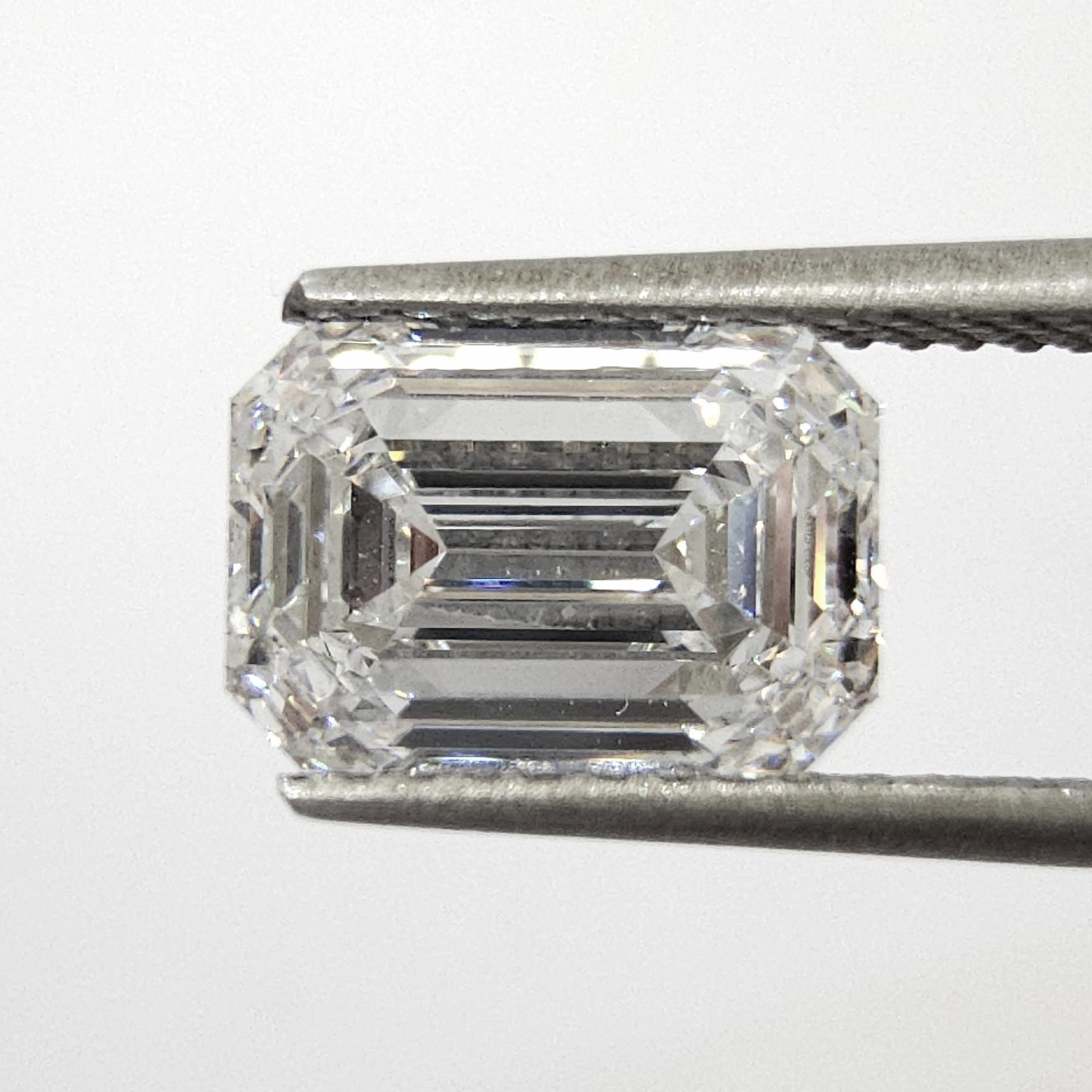 2.01 Ct E Flawless Emerald Cut Natural Diamond GIA Loose Treated FL
