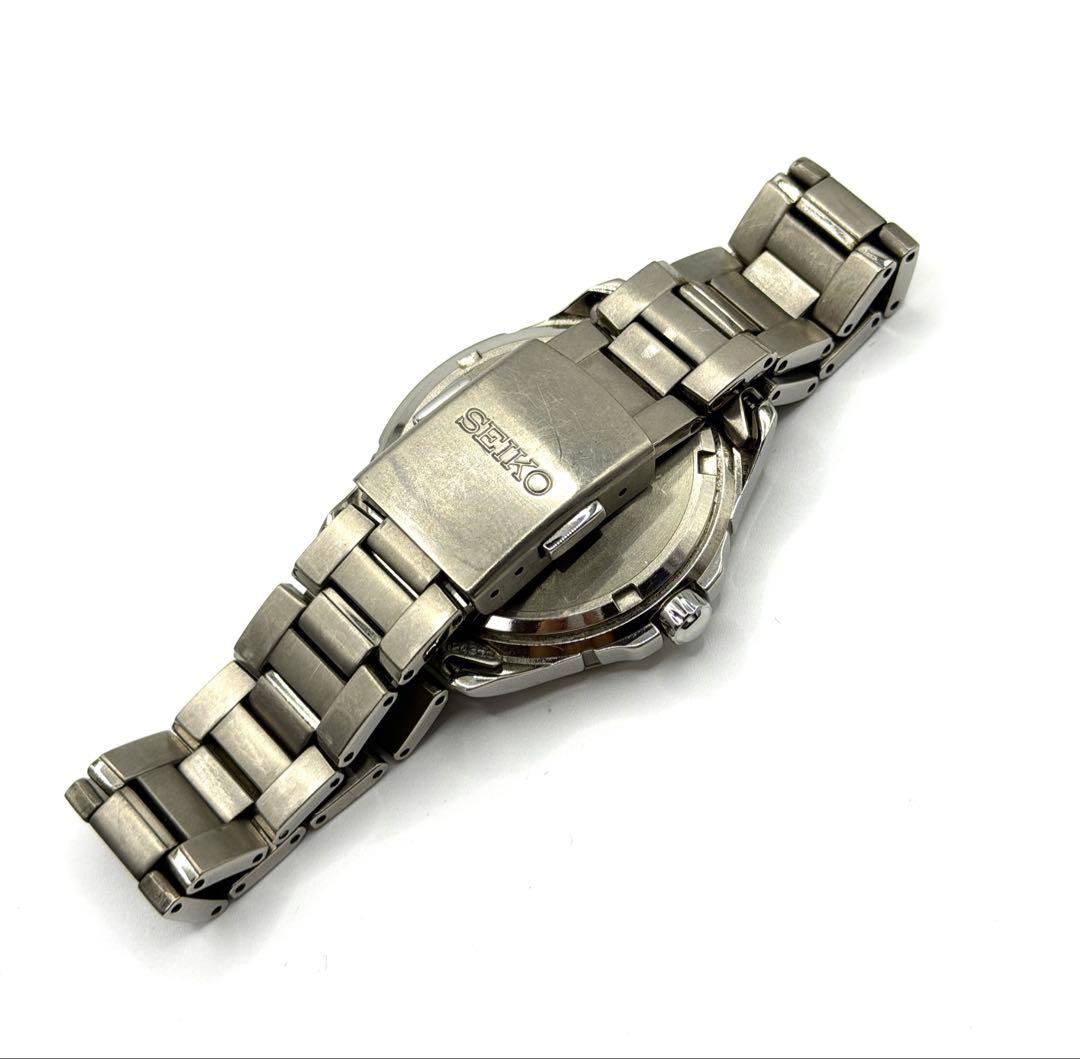 SEIKO SOLAR TITANIUM V145-0AX0 Men’s Watch Date Quartz 3.5cm Clean Working