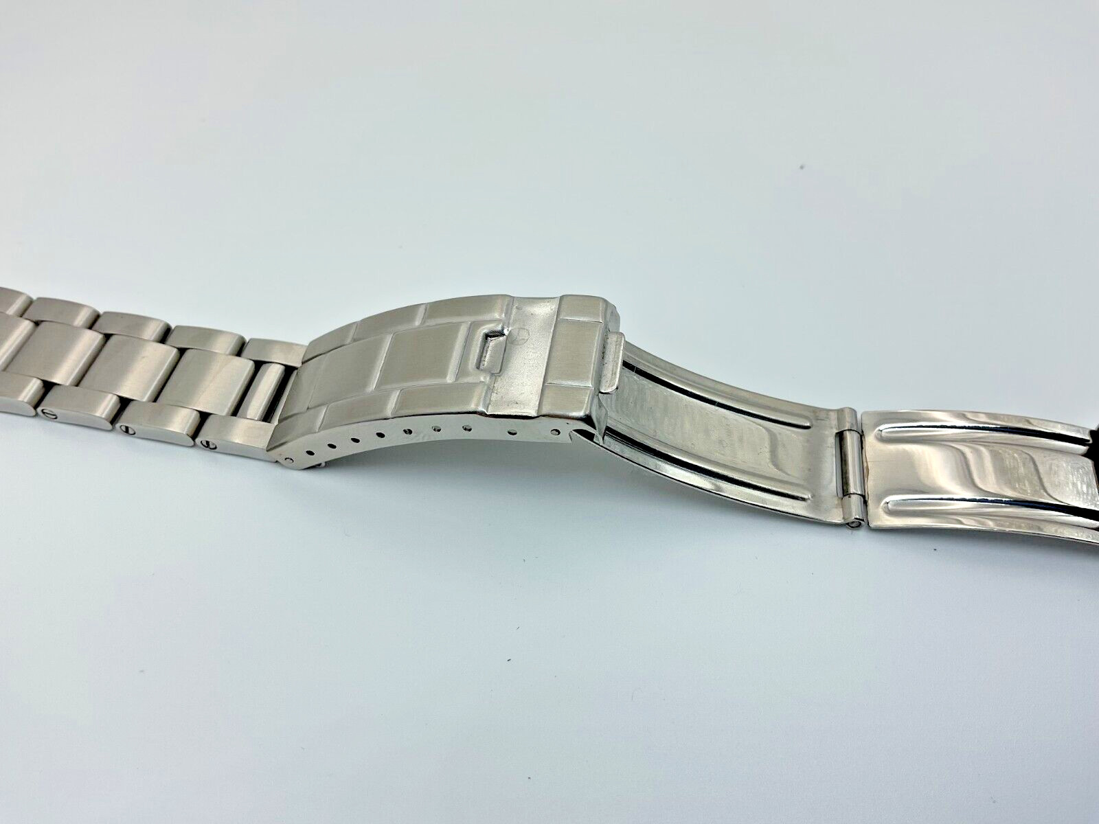 SOLID 20MM S/S OYSTER BAND BRACELET FOR 40MM ROLEX EXPLORER II 16570FLIP LOCK