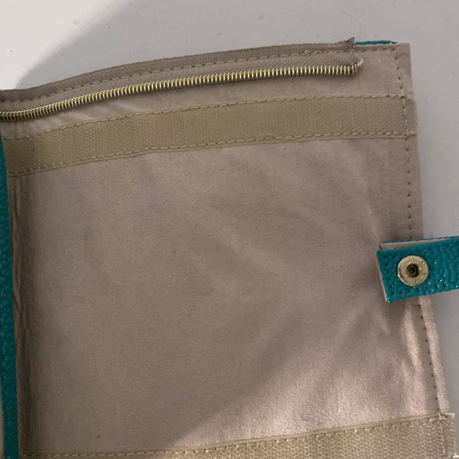 Kendra Scott Zip Away Travel Green Jewelry Case Organizer