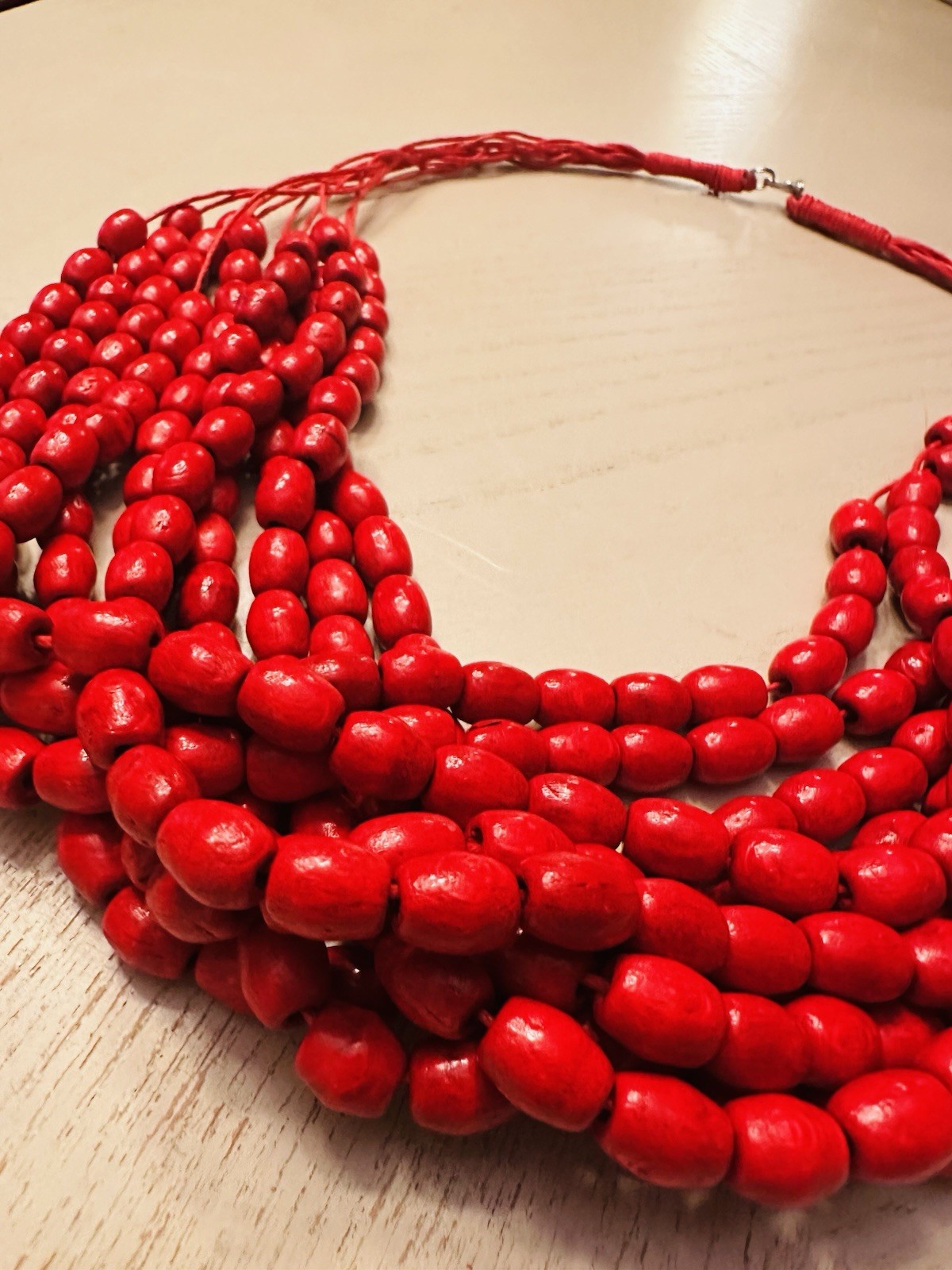Ukrainian Traditional Wooden Necklace