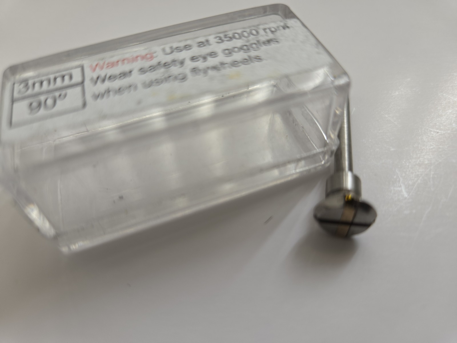 Set of two diamond Cut Flywheels 90- and 150-degrees v shape 35,000 RPM.