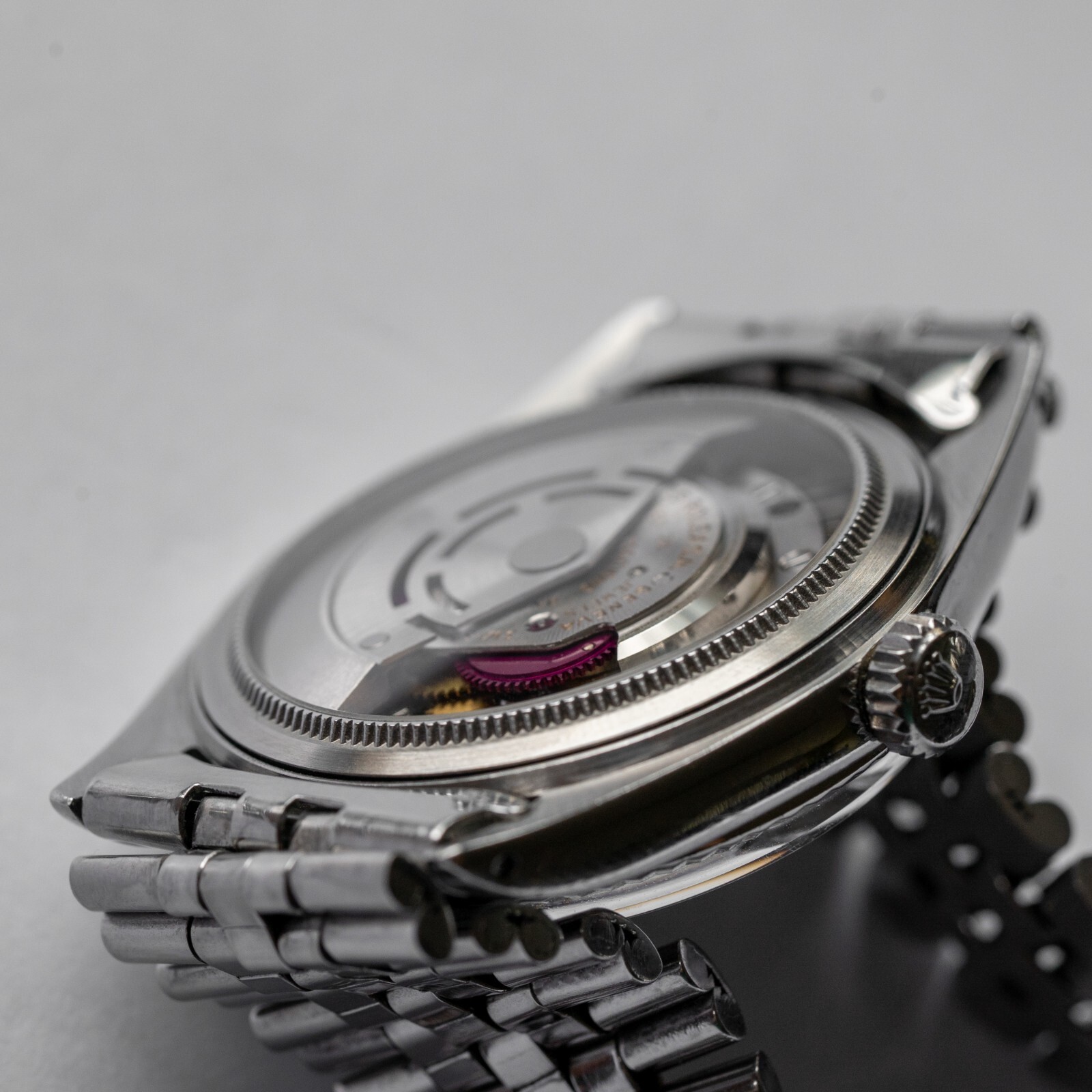 Extra-Slim Sapphire Exhibition Caseback for Vintage Rolex Datejust