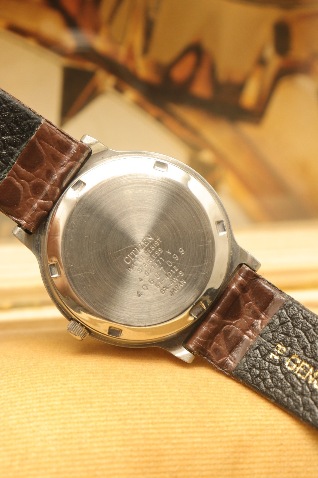 Vintage Citizen Automatic Black Dial Wrist Watch For Men’s Japan Movement 8200.
