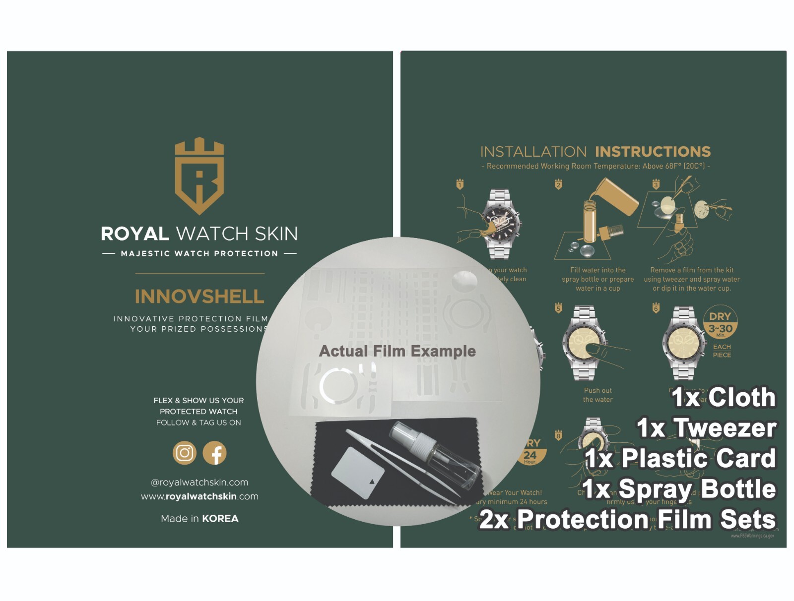for Patek Philippe Aquanaut Royal Watch Skin Watch Protection Film Travel Time