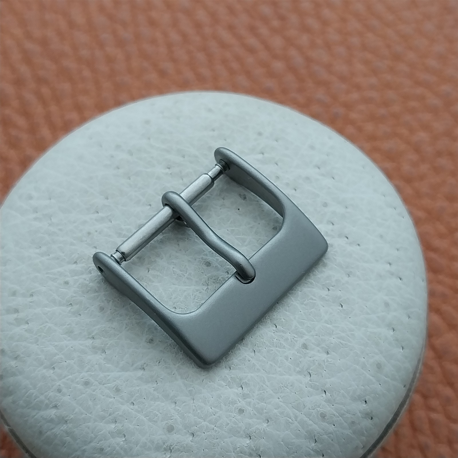 16mm Bead Blasted Matte Stainless Steel Watch Strap Buckle