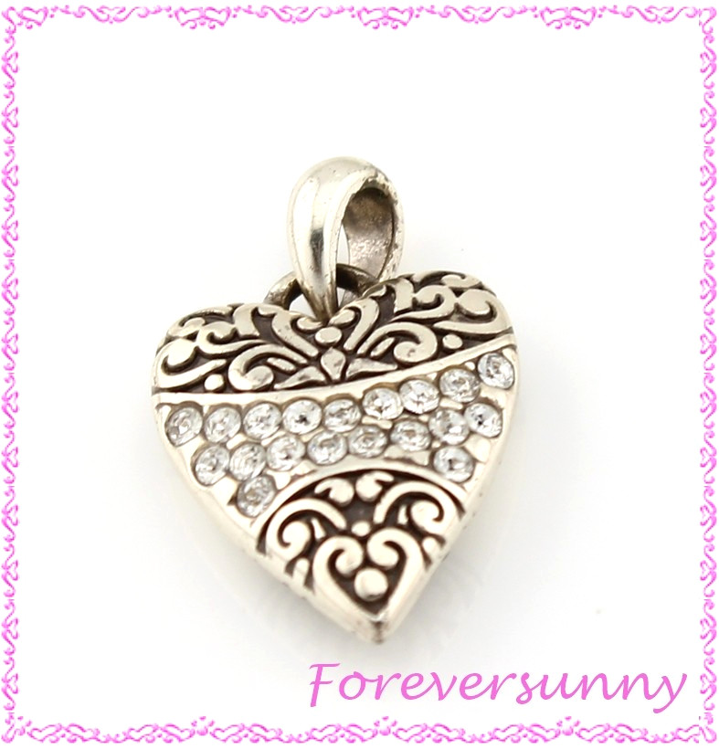 Brighton Crystal Love Heart Pendant ONLY NO CHAIN