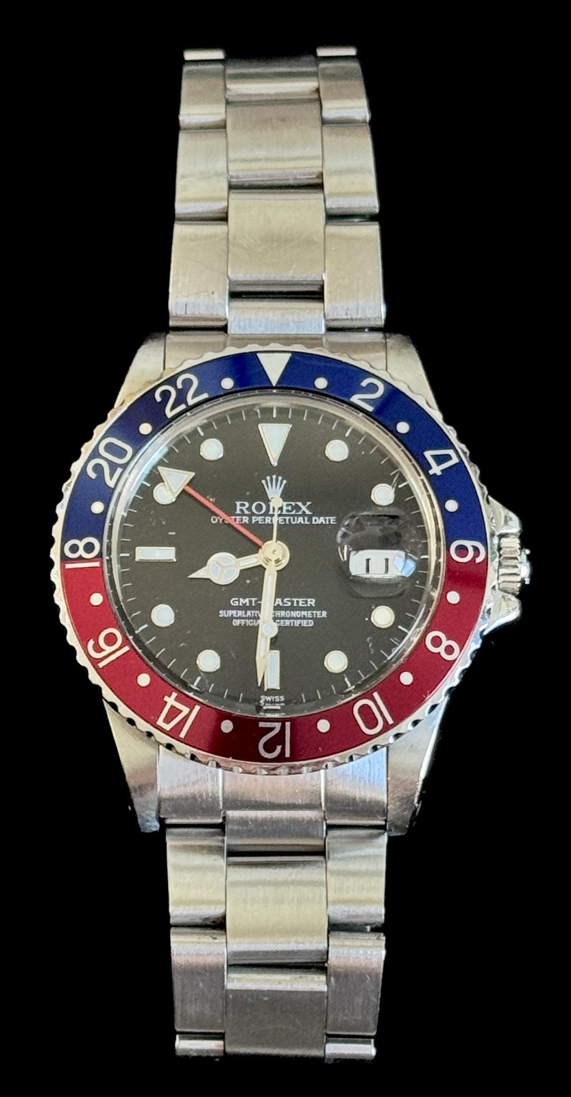 Rolex GMT-Master Pepsi 16750 SS Oyster w/ Box Cal 3075 US Seller No Tariffs