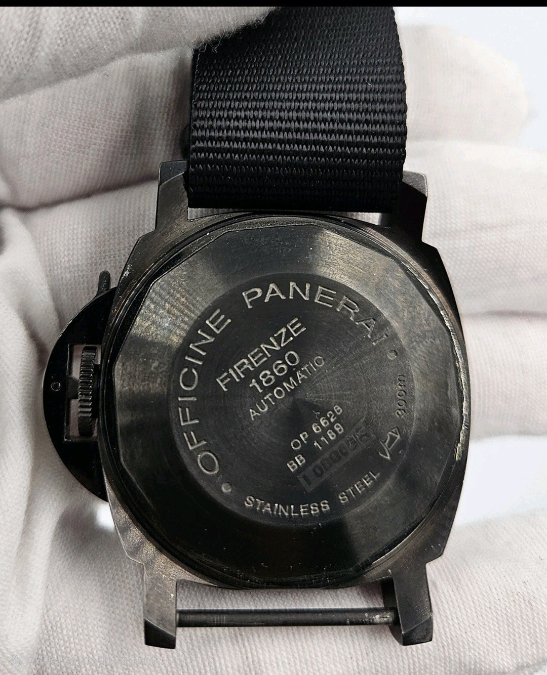 Panerai 49 Luminor Marina 40 mm White Dial Custom DLC PAM00049 PAM 00049 PAM49