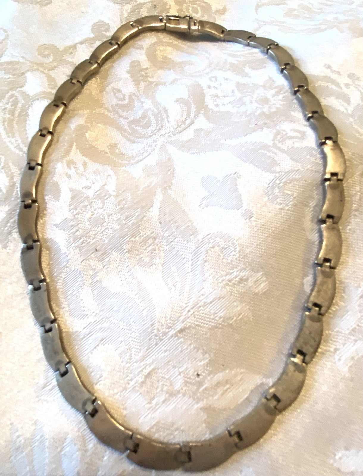 Sterling Silver 925 Fire Rainbow Blue Opal Necklace Southwestern