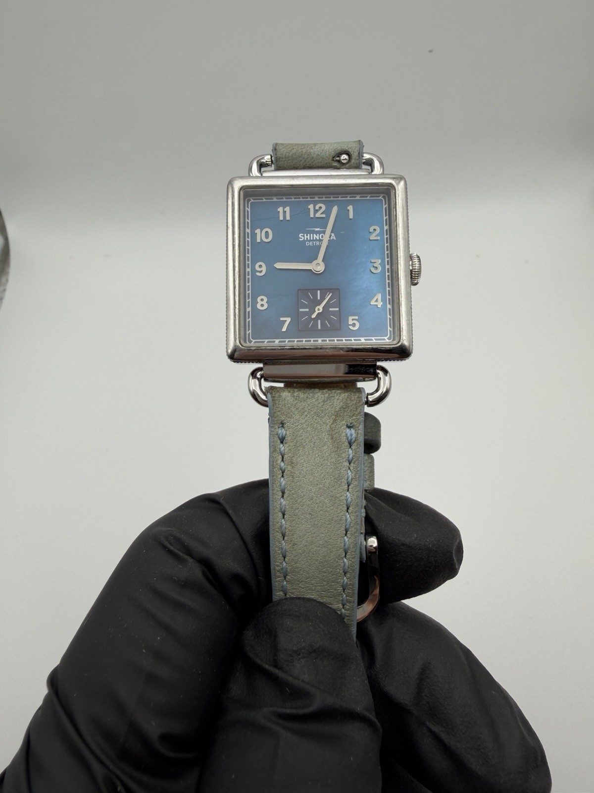 Shinola Cass S0120018131 28mm Stainless Steel Case with Brown Leather Strap