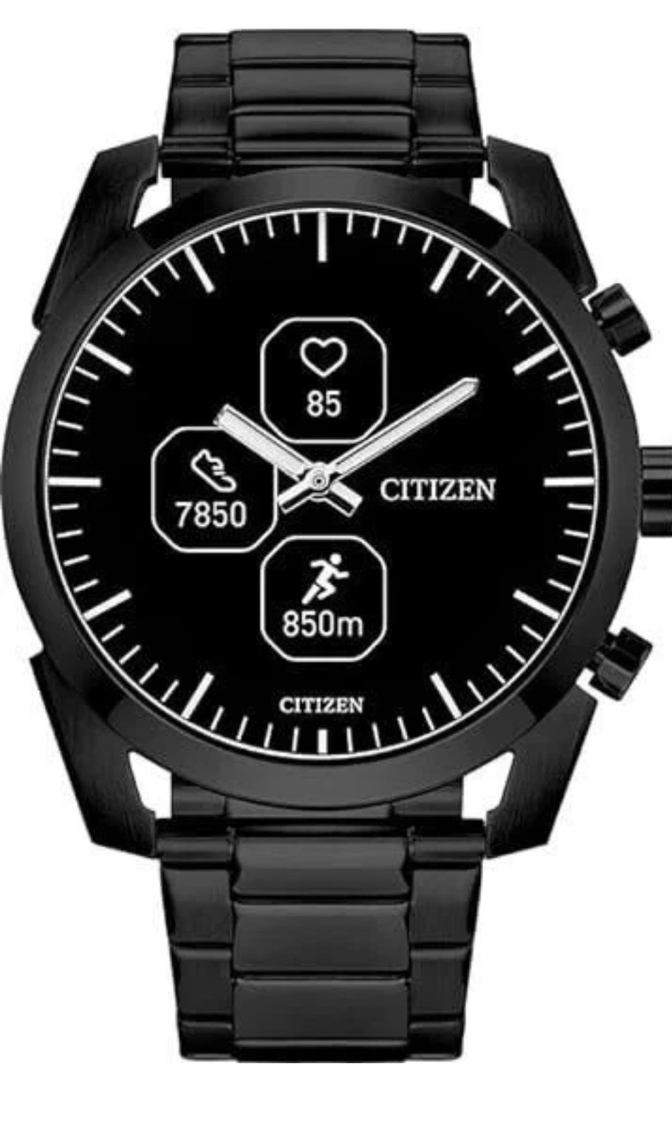 Citizen CZ Smart Watch Hybrid JX2017-56E Black Dial Black Bracelet Men’s
