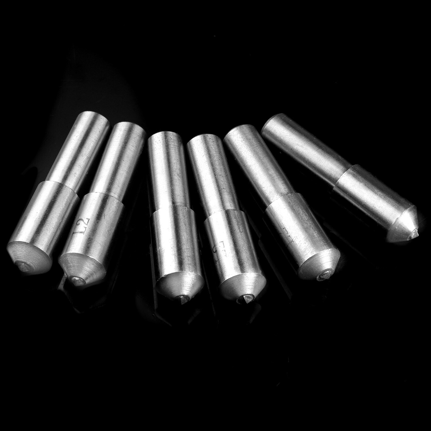6pc Diamond Dresser Set – Single Point Grinding Wheel Dresser Tool with Tapered