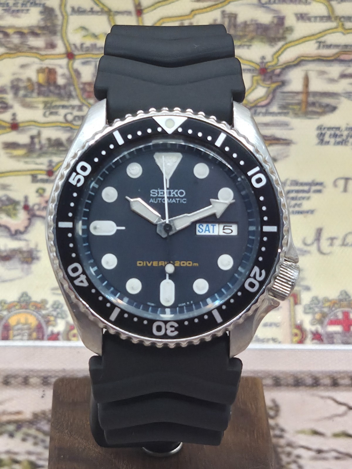 Seiko Automatic Watch SKX007 Mens Scuba Divers 200M 7S26-0020 c.June 1997 BOXED