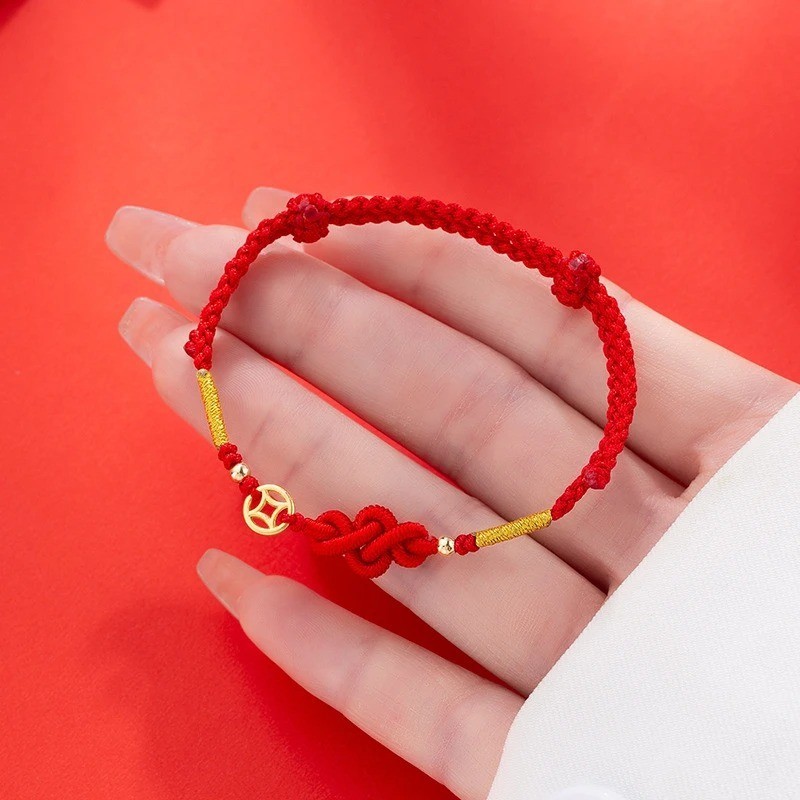 Lucky Red String Bracelets Men Women Handmade Braided Bracelet. Adjustable