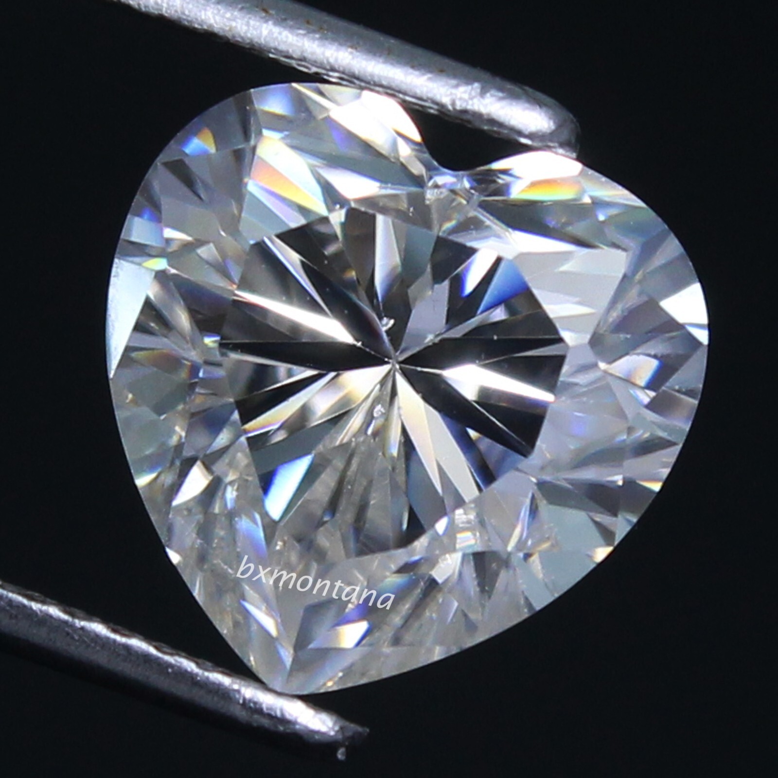 Natural 1.40 Ct DF Color VVS1 Excellent Cut 7.00 MM Heart White Diamond Bxm01