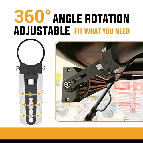 1.75” Custom Side Roll Cage Bull Bar Clamps LED Light Mount Bracket 1.75 inch