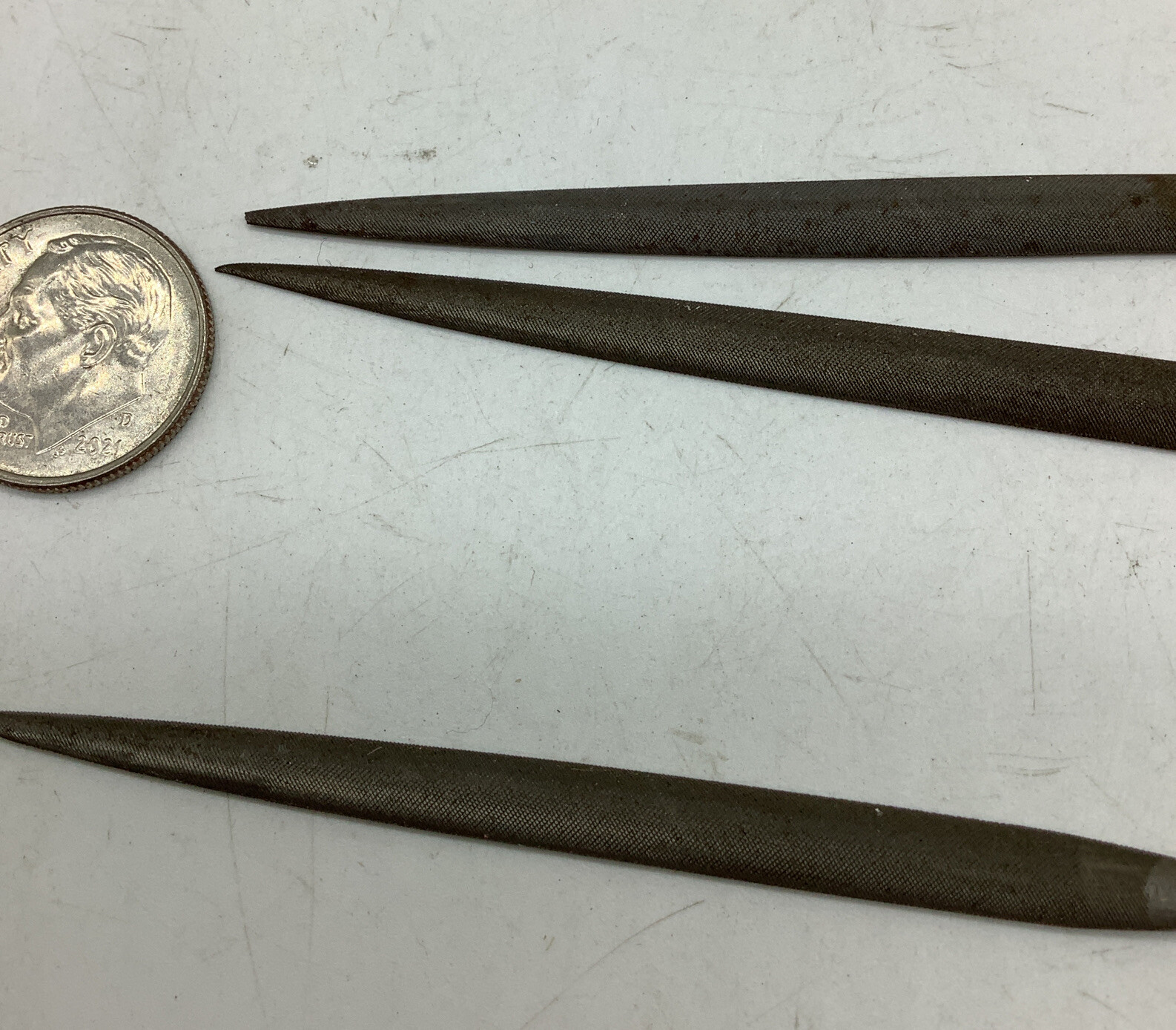 Baiter Swiss Files, Marking Type, #3 Cut, 5 1/2”,(3 Pc In Lot)2547- C-16