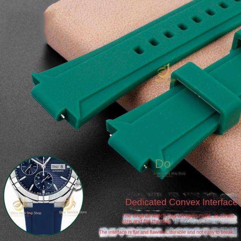 Rubber Watchband For MAURICE LACROIX AIKON Series AI6008 AI6007 AI1108 AI6058
