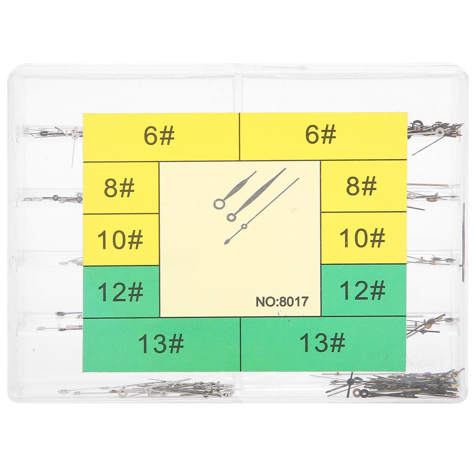 #6-#13 Watch Hands Needles Pins Assortment No. 8017 For Miyota 2035 Movement