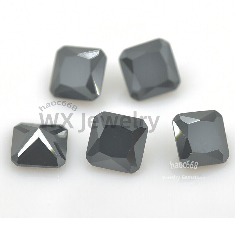 3x3mm-12x12mm Synthetic Square Octangle Loose Cubic Zirconia for making jewelry