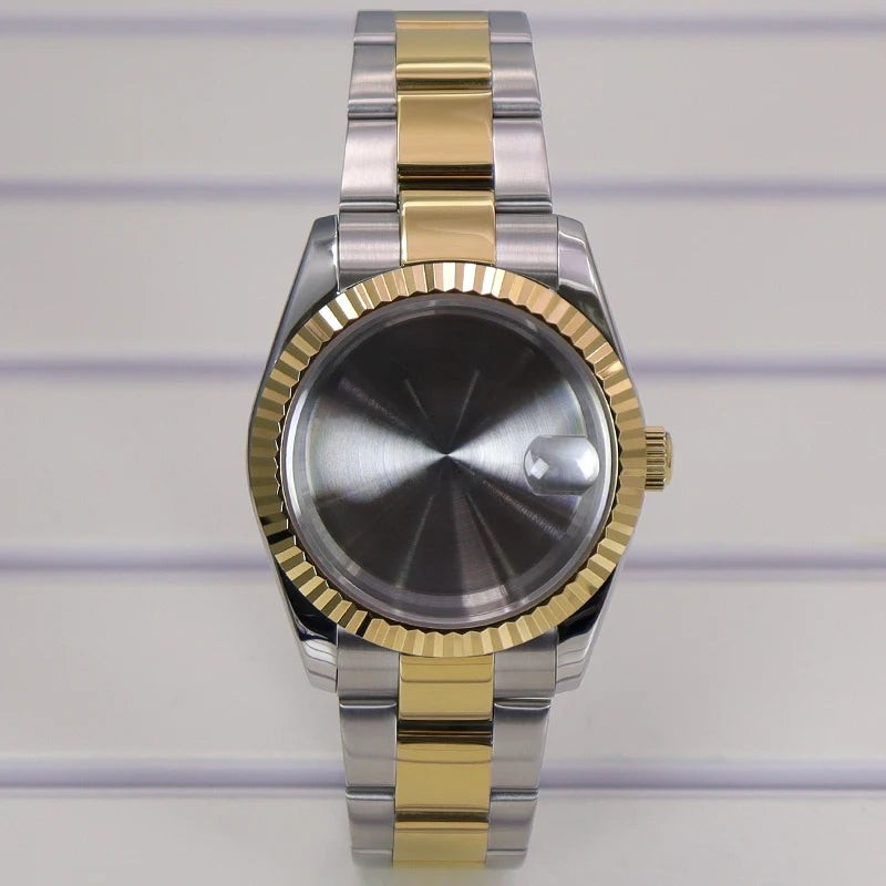 36/39mm Watch Cases Set Sapphire Glass For NH35 NH36 NH34 NH70 8215 Datejust