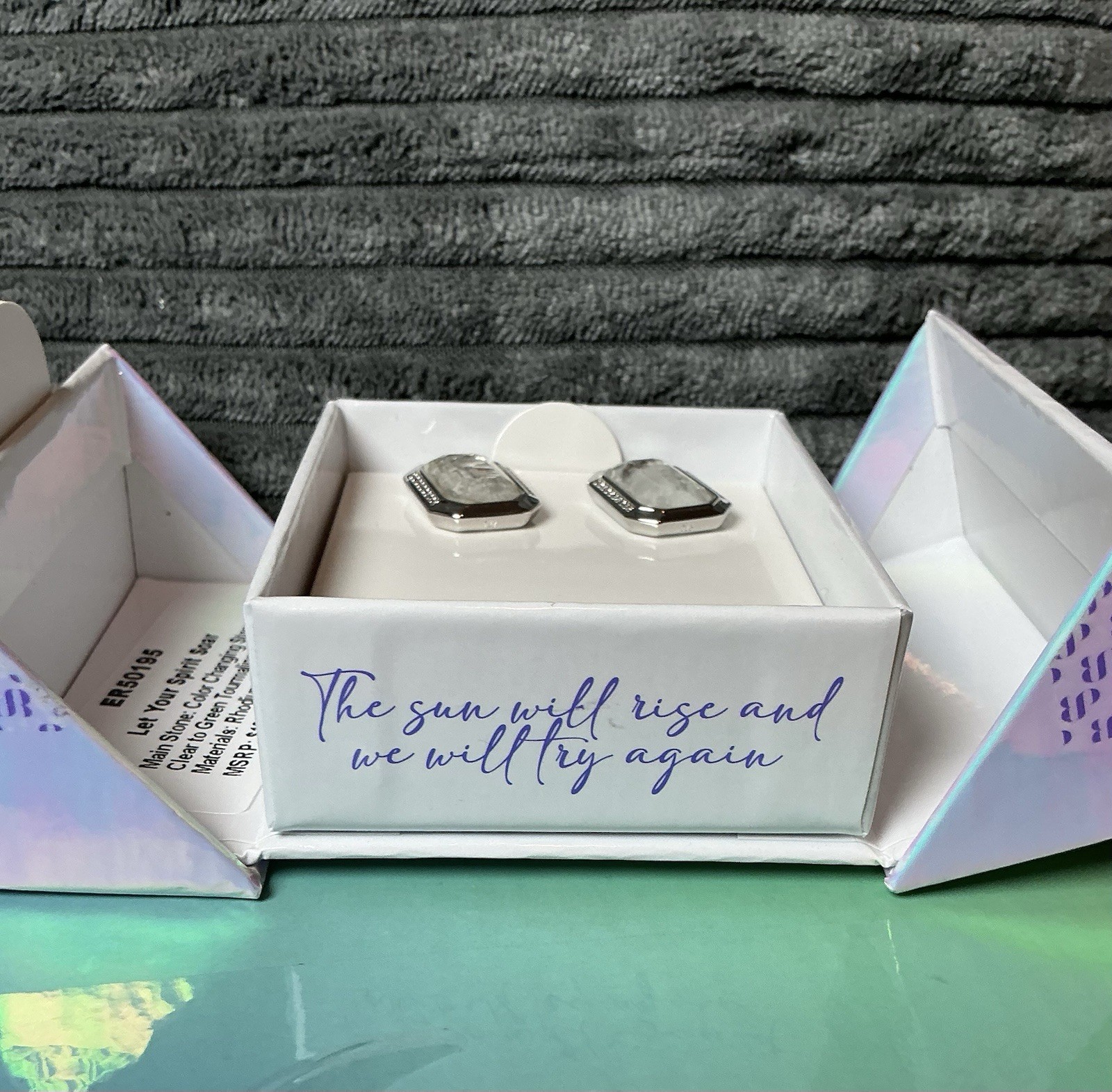 BP Mental Health Awareness “Let Your Spirit Soar” Color Changing Earrings