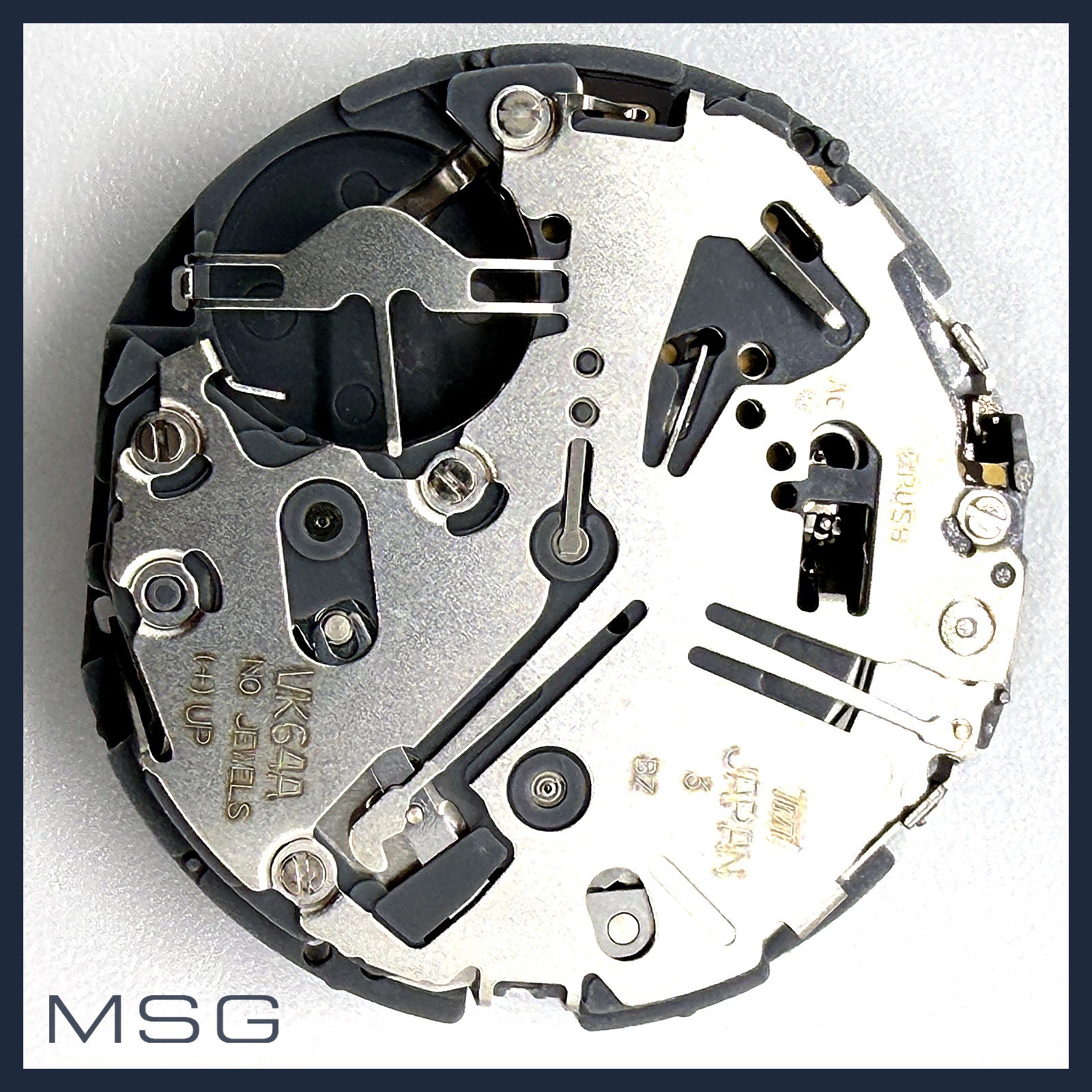Seiko VK64A Meca-Quartz Chronograph Movement Date at 6 Battery & Stem Included