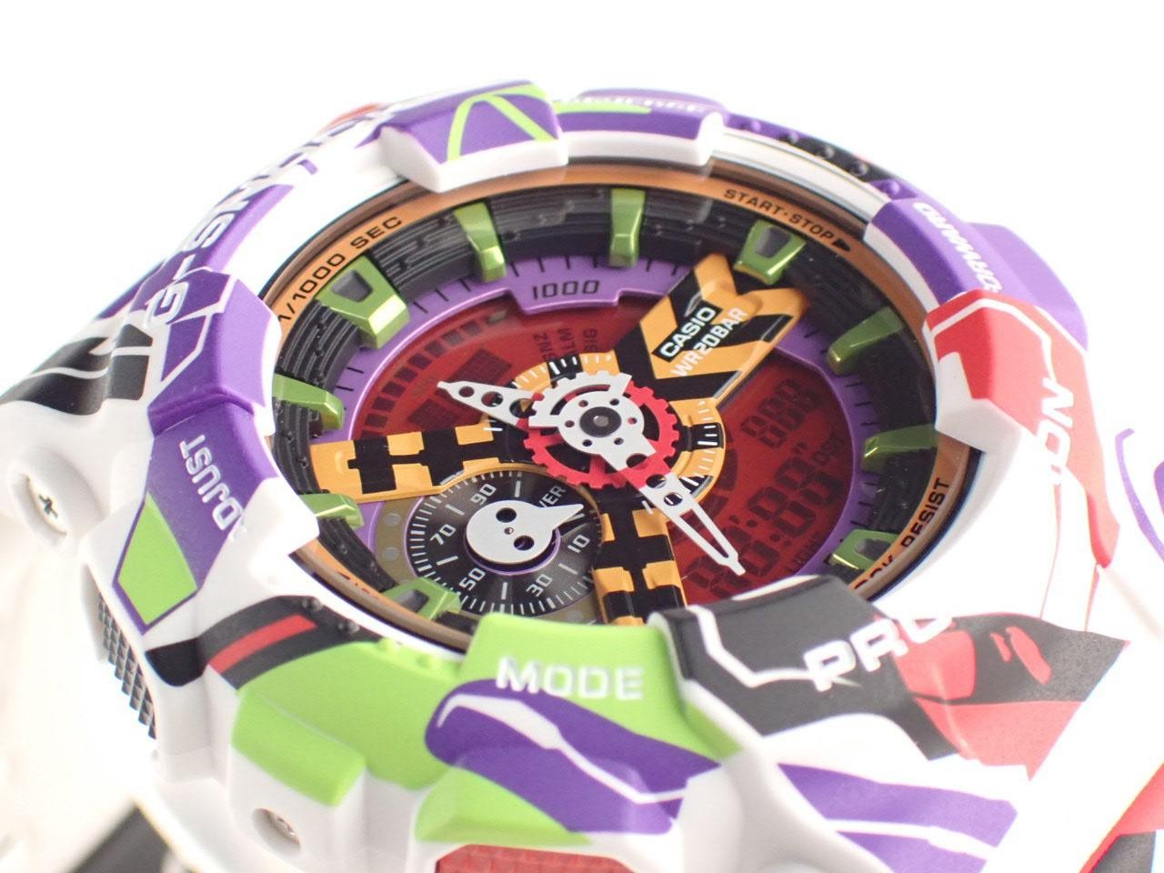 Casio G SHOCK 110 Series Evangelion Collaboration Digital Analog GA 110EVA30 7AJ