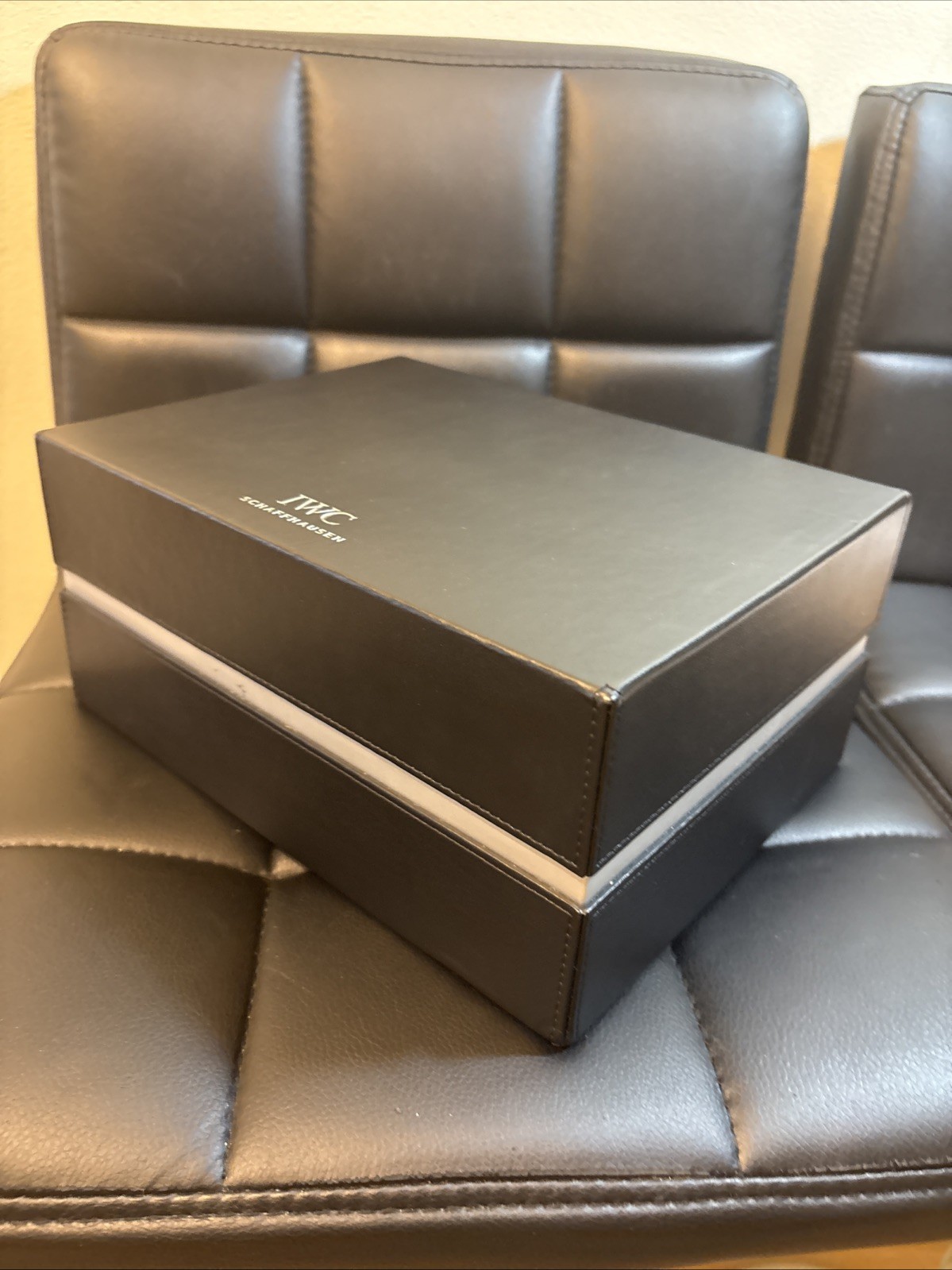 Authentic Big IWC Leather Watch Box Case Set, Books, Aquatimer, Big Pilot, Other