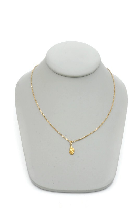 Vintage Carla Gold Filled Sea Shell Necklace 18″