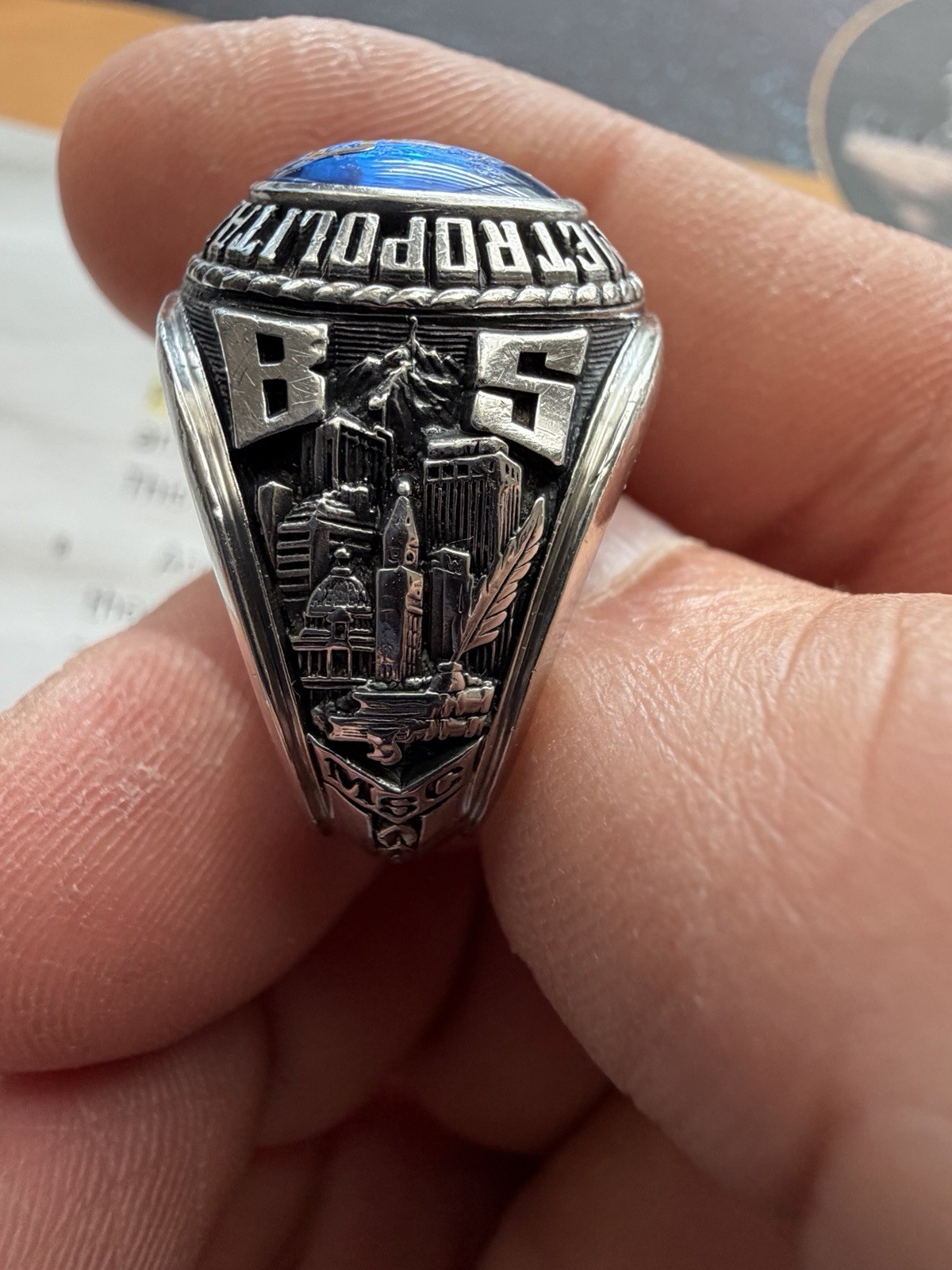 Metropolitan State College Class Ring