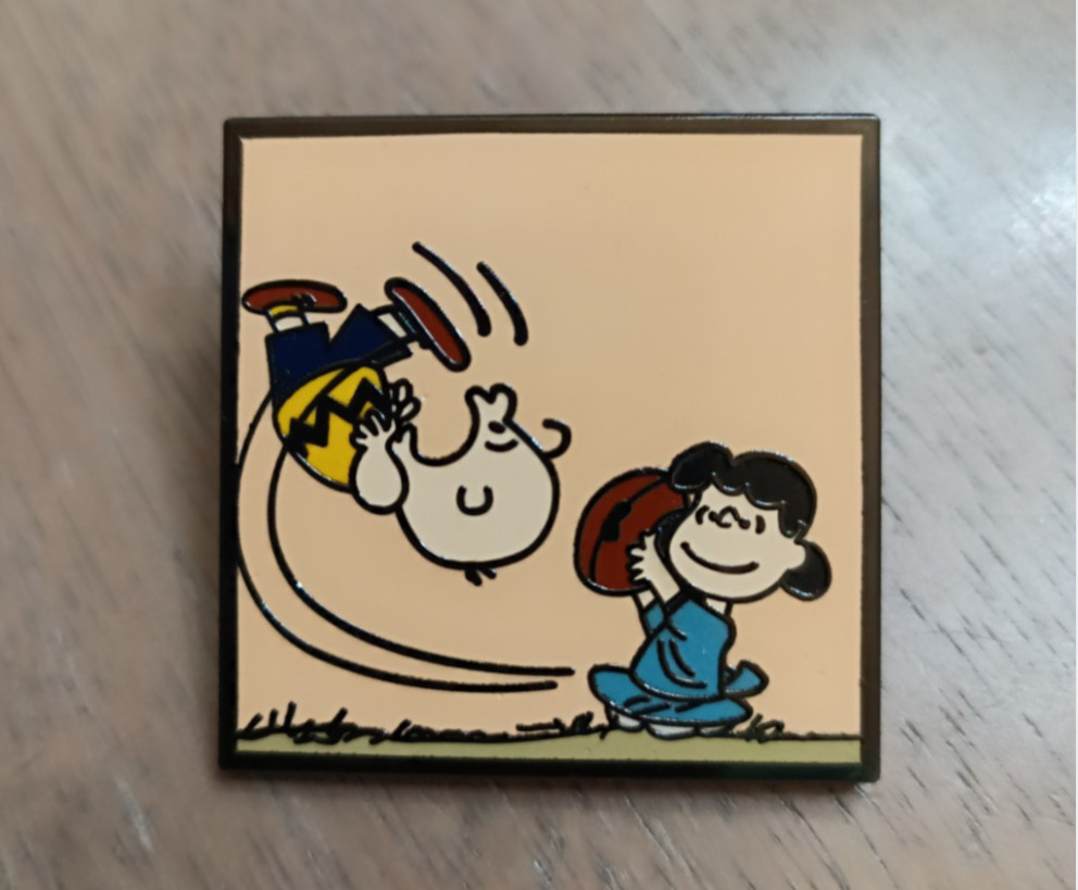 CHARLIE BROWN & LUCY-PIN-2 OR MORE PINS SHIPPING IS $5.49-SPEND $20 SHIPPIN FREE