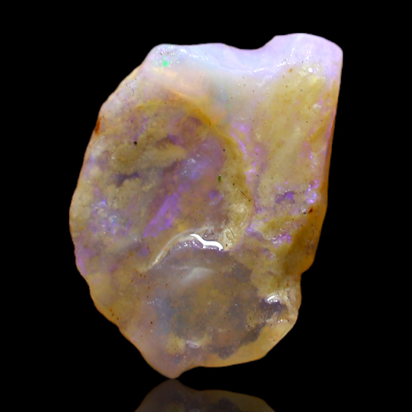 2.50 Cts Fire Opal Ethical Gemstone Pendant Making Rough Natural 16x11x3 mm