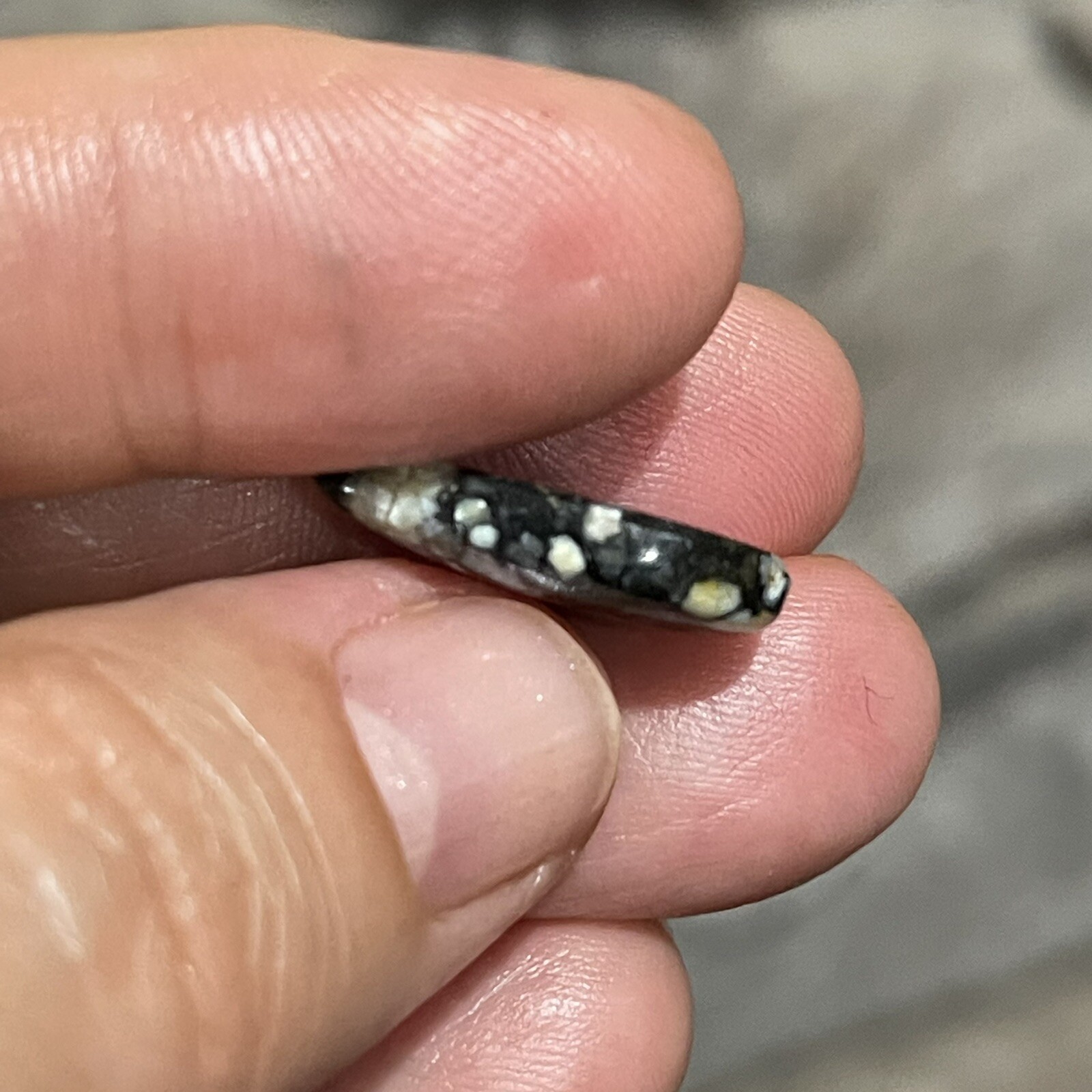 5.6ct 20×10.7x4mm White Moon Hubei Turquoise Teardrop Cabochon Loose Gem